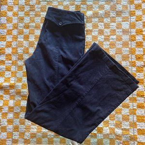 Vintage Velvet Black Wide Leg Pant